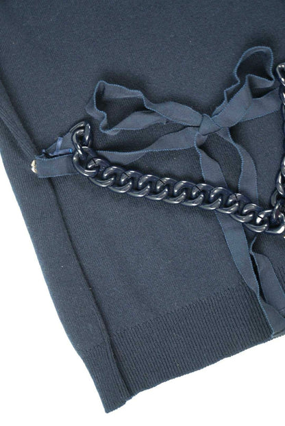 Louis Vuitton Knit Short Sleeve Charm Design Ribbon Cashmere