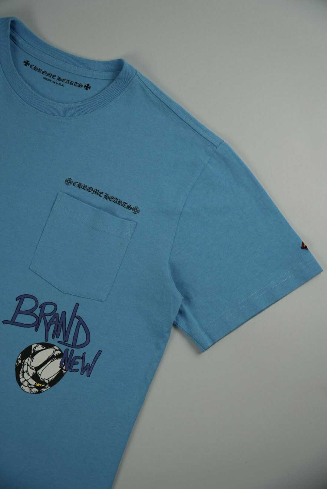 Chrome Hearts Matty Boy Brain New Tee Baby Blue