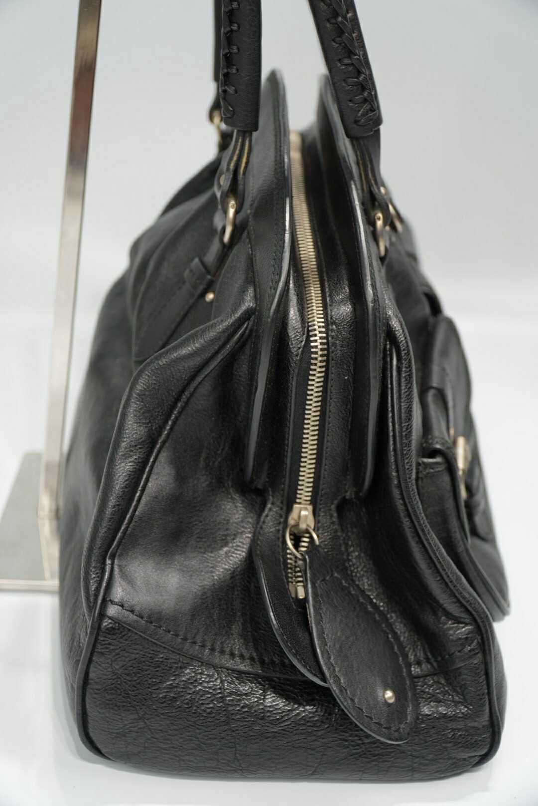 Christian Dior Black "My Dior" Frame Pocket Satchel Bag