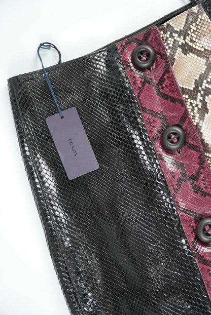 Prada Python Skirt