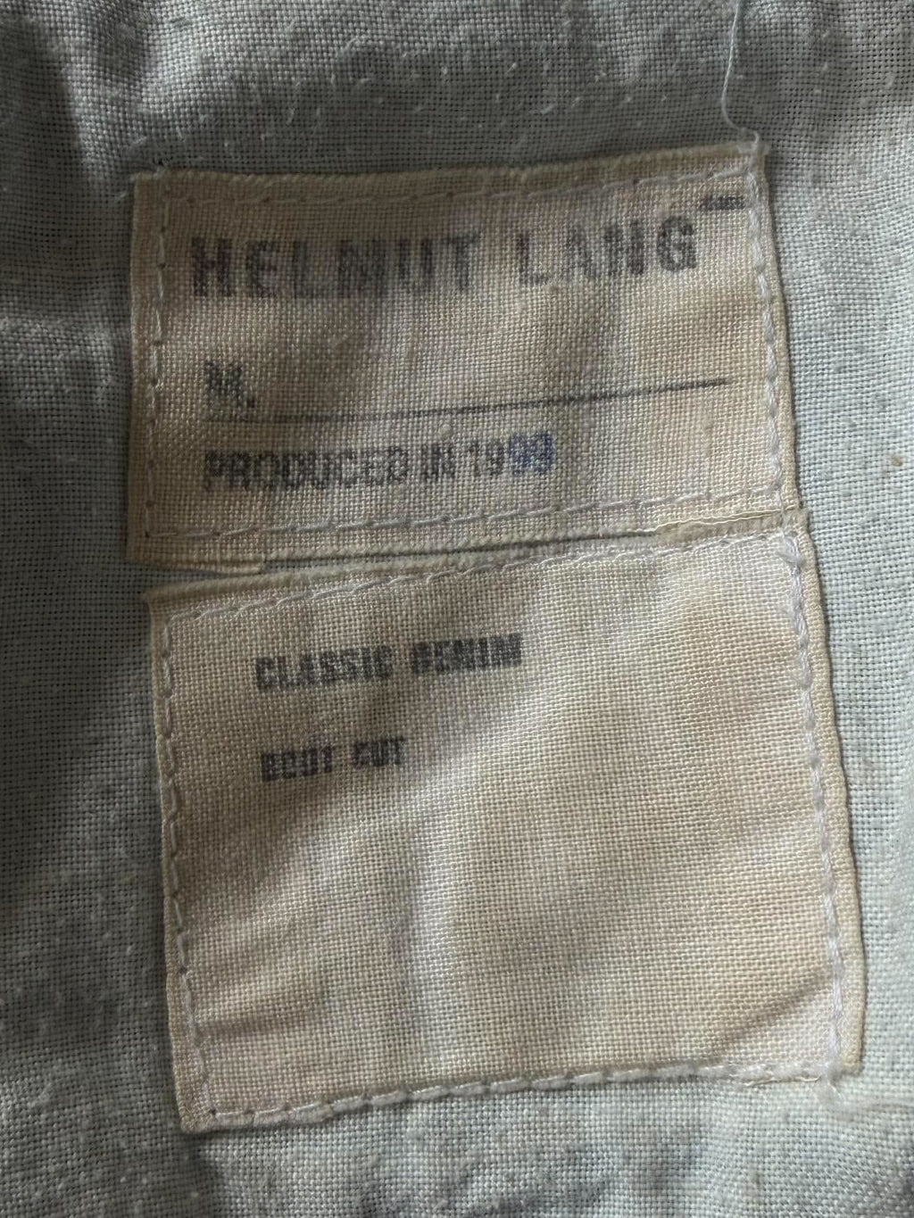 Vintage Helmut Lang Classic Cut Denim Pants