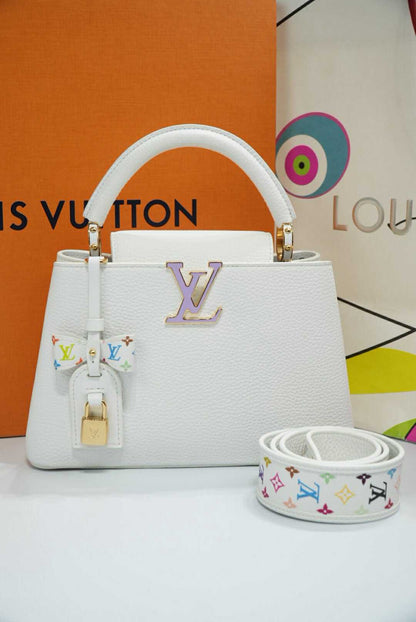 Louis Vuitton x Takashi Murakami Capucines BB Handbag