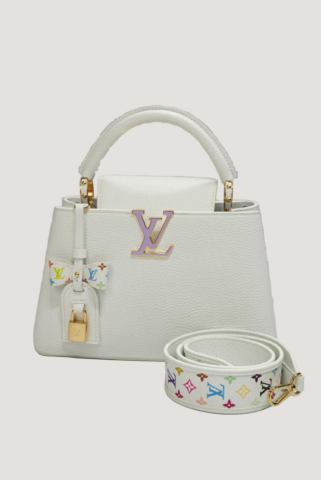 Louis Vuitton x Takashi Murakami Capucines BB Handbag