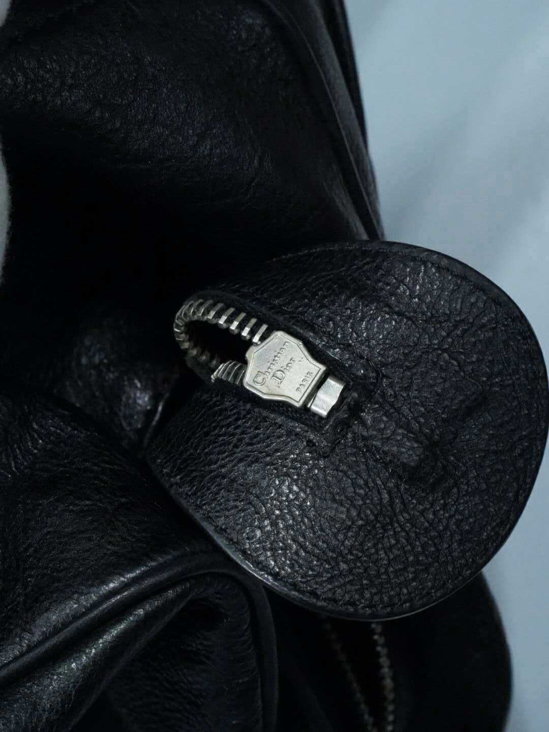 Christian Dior Black "My Dior" Frame Pocket Satchel Bag