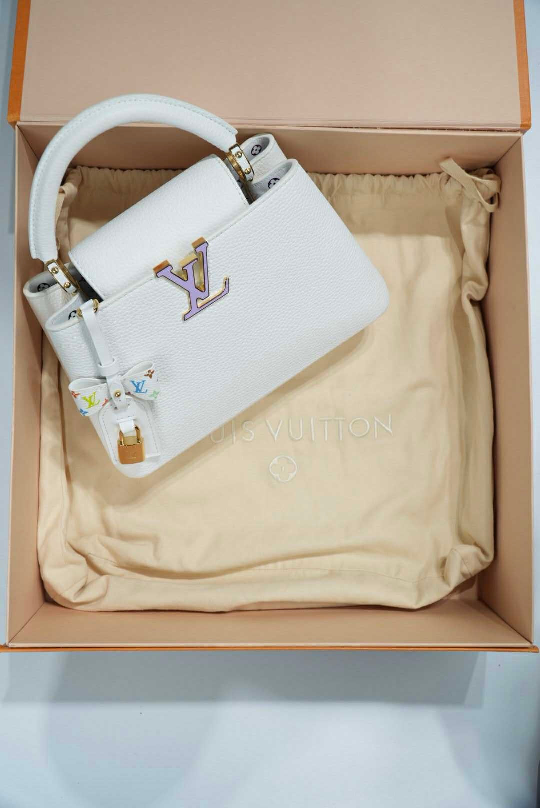 Louis Vuitton x Takashi Murakami Capucines BB Handbag