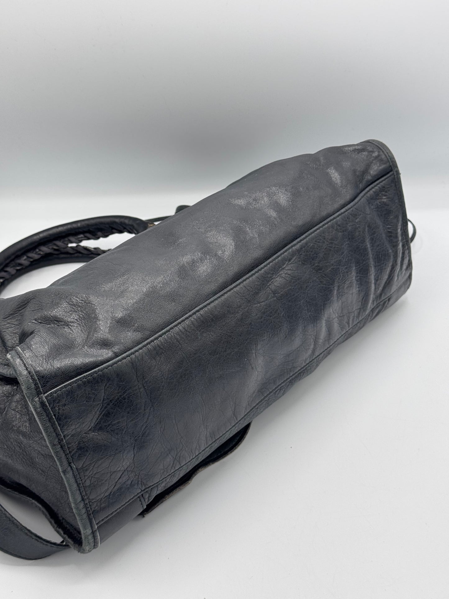 Balenciaga Lambskin Motorcycle City Bag