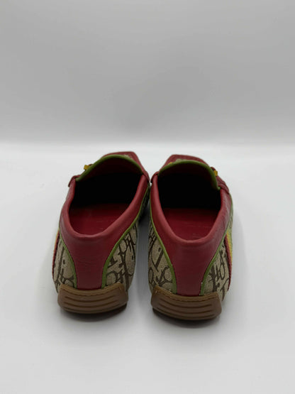 Christian Dior By John Galliano Rasta Driving Shoes Loafers