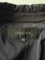 Vintage A/W1998 Gucci Black Nylon Biker Jacket