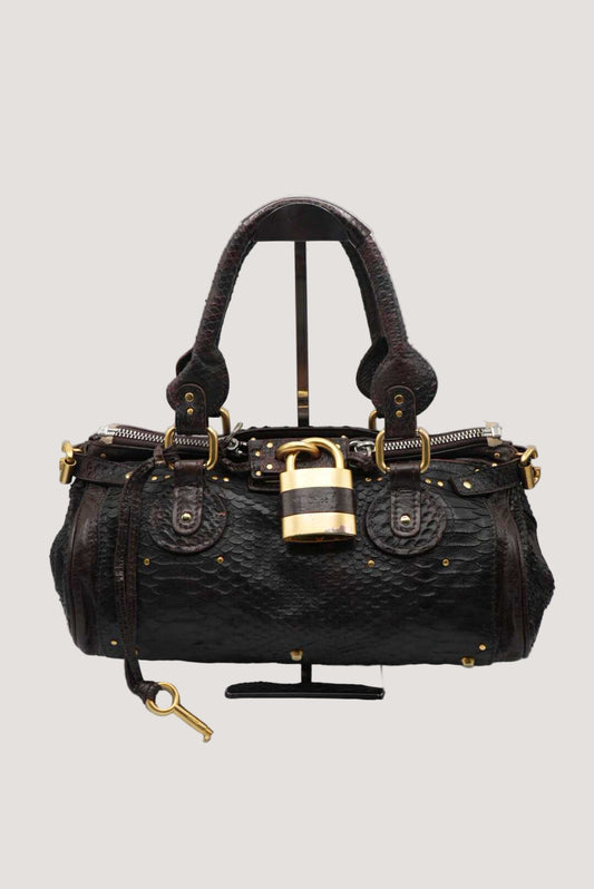 Chloe Phoebe Philo Paddington Python Satchel