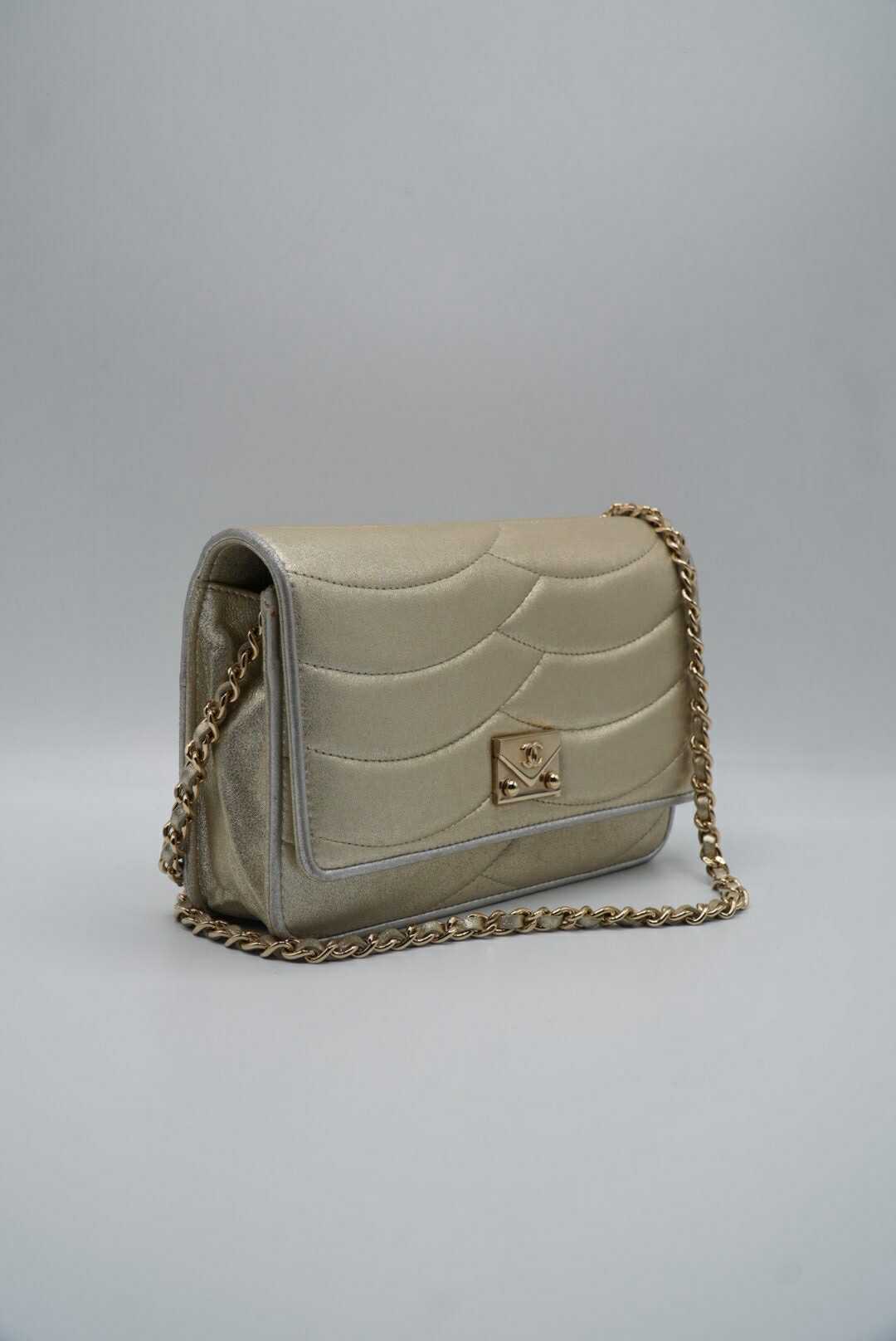 Timeless Chanel Pagoda Flap Square Mini Bag Quilted Leather