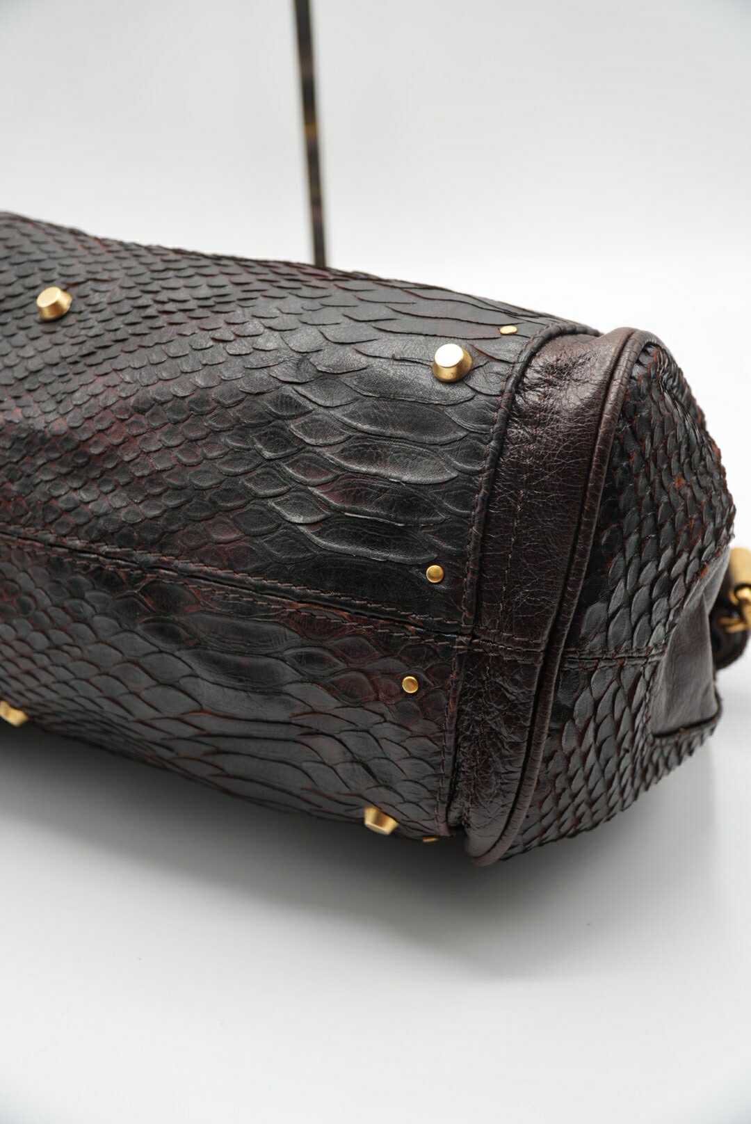 Chloe Phoebe Philo Paddington Python Satchel