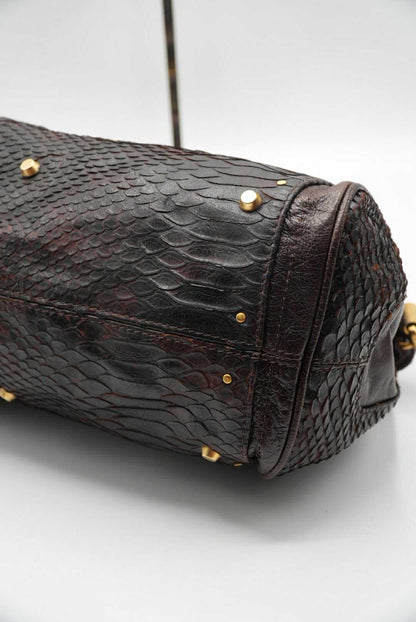 Chloe Phoebe Philo Paddington Python Satchel