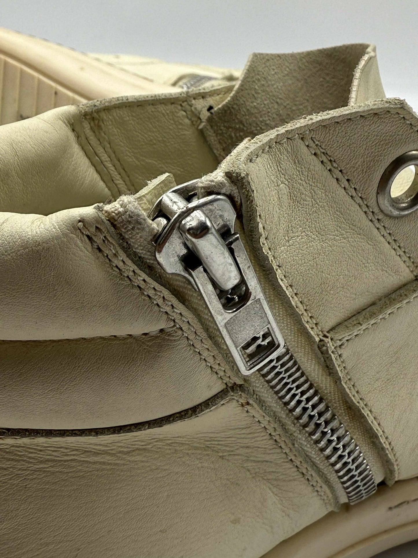 Rick Owens Island Dunks Laceless Mid-Top Sneakers