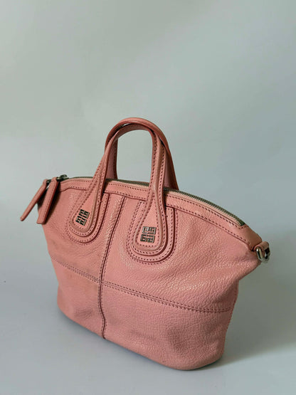 Givenchy Pink Goatskin Leather Micro Nightingale Bag