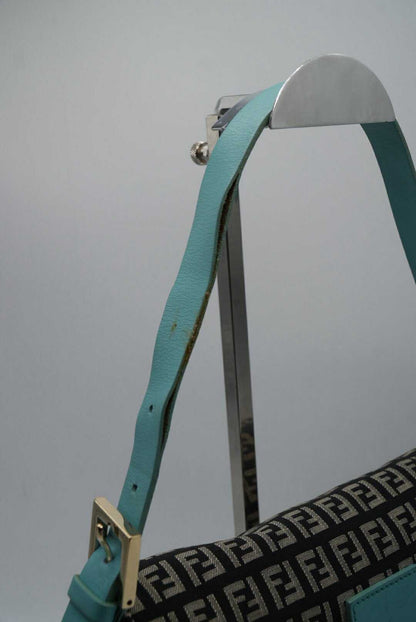 Fendi Zucchino Canvas Mamma Baguette Bag