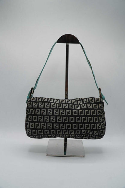 Fendi Zucchino Canvas Mamma Baguette Bag