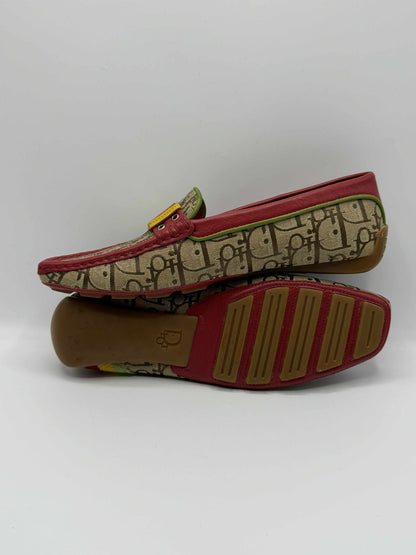 Christian Dior By John Galliano Rasta Driving Shoes Loafers