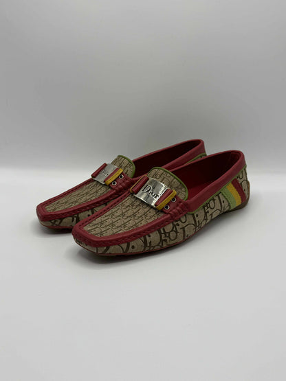 Christian Dior By John Galliano Rasta Driving Shoes Loafers