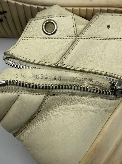 Rick Owens Island Dunks Laceless Mid-Top Sneakers