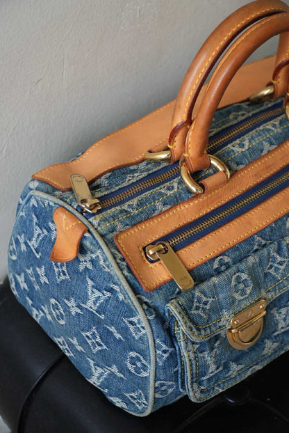 Louis Vuitton Monogram Denim Neo Speedy Handbag