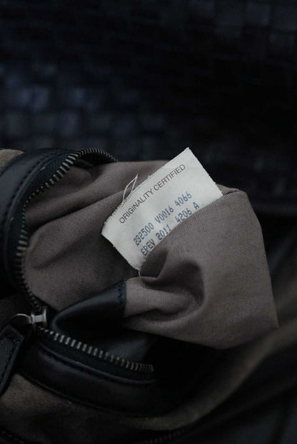Bottega Veneta Belly Hobo Bag Intrecciato Black Leather