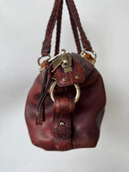 Gucci Bamboo Bar Shoulder Bag Leather Medium