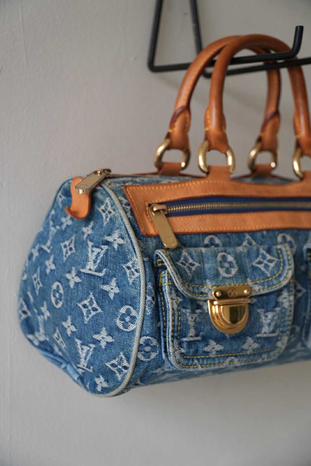 Louis Vuitton Monogram Denim Neo Speedy Handbag