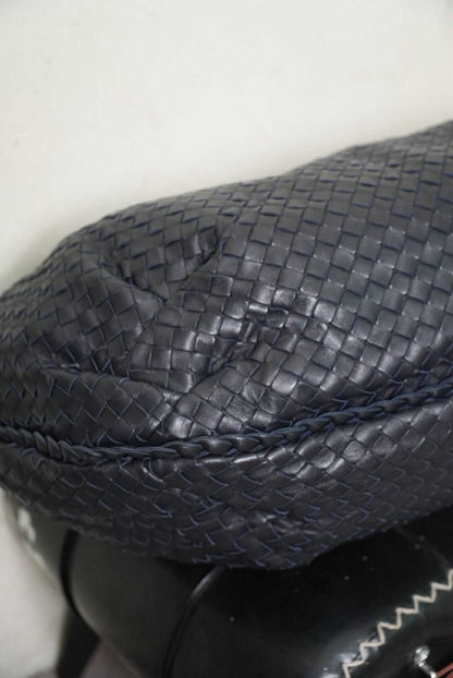 Bottega Veneta Belly Hobo Bag Intrecciato Black Leather