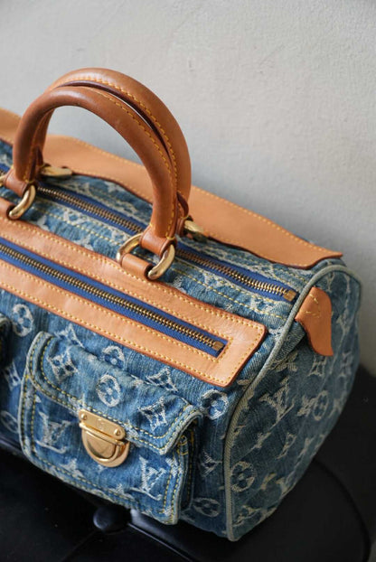 Louis Vuitton Monogram Denim Neo Speedy Handbag