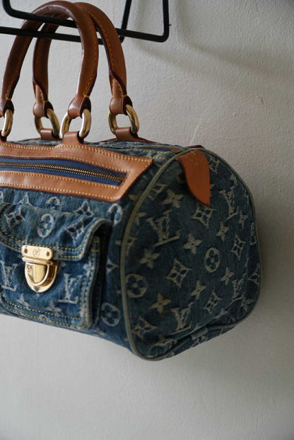 Louis Vuitton Monogram Denim Neo Speedy Handbag