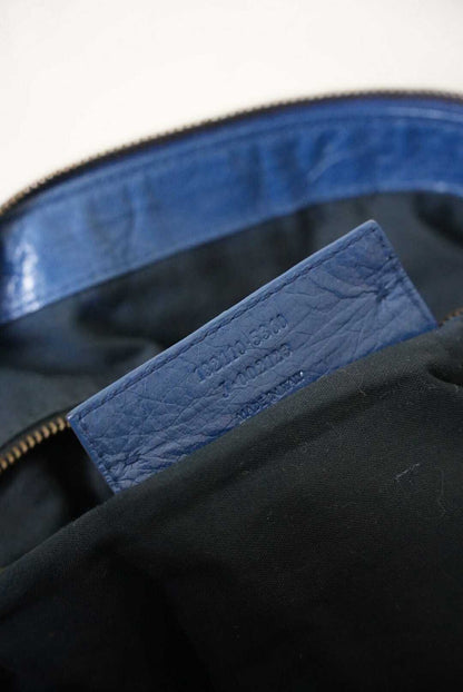 Balenciaga Ocean Lambskin Leather Motorcycle Work Bag