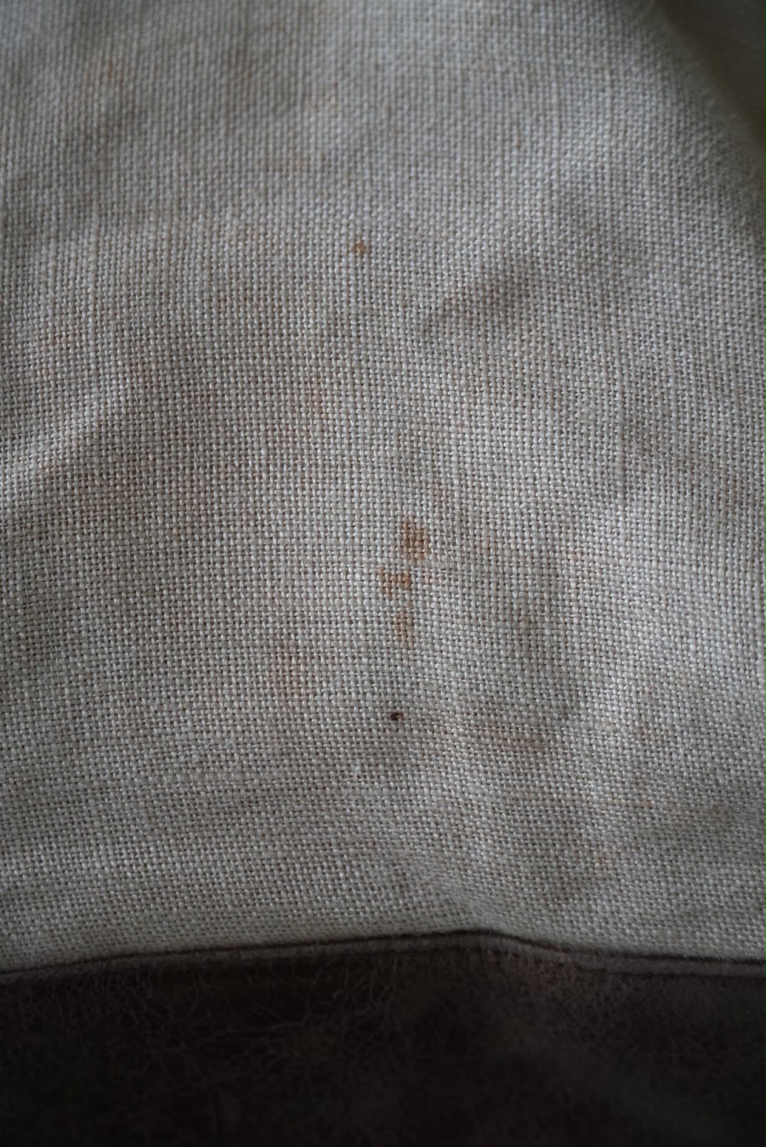 Vintage Balenciaga Brown Natural Linen Truffle City Bag