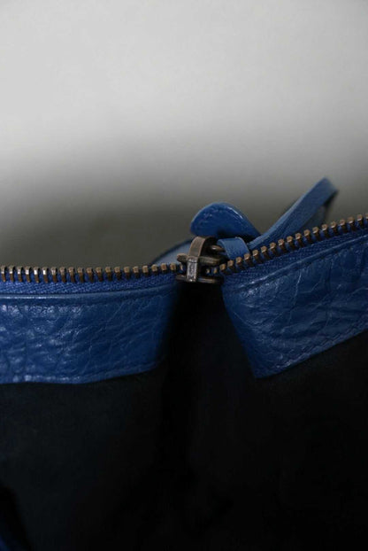 Balenciaga Ocean Lambskin Leather Motorcycle Work Bag
