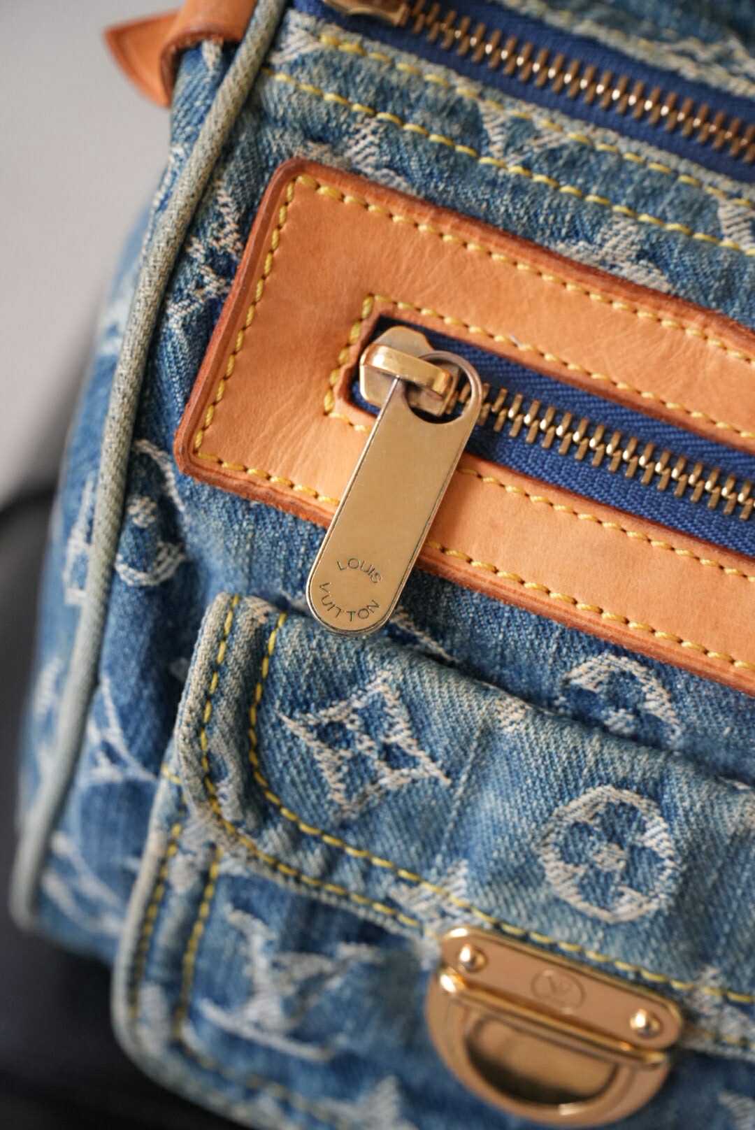 Louis Vuitton Monogram Denim Neo Speedy Handbag