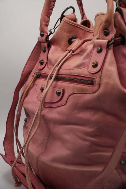 Balenciaga Pink Pompon Bag