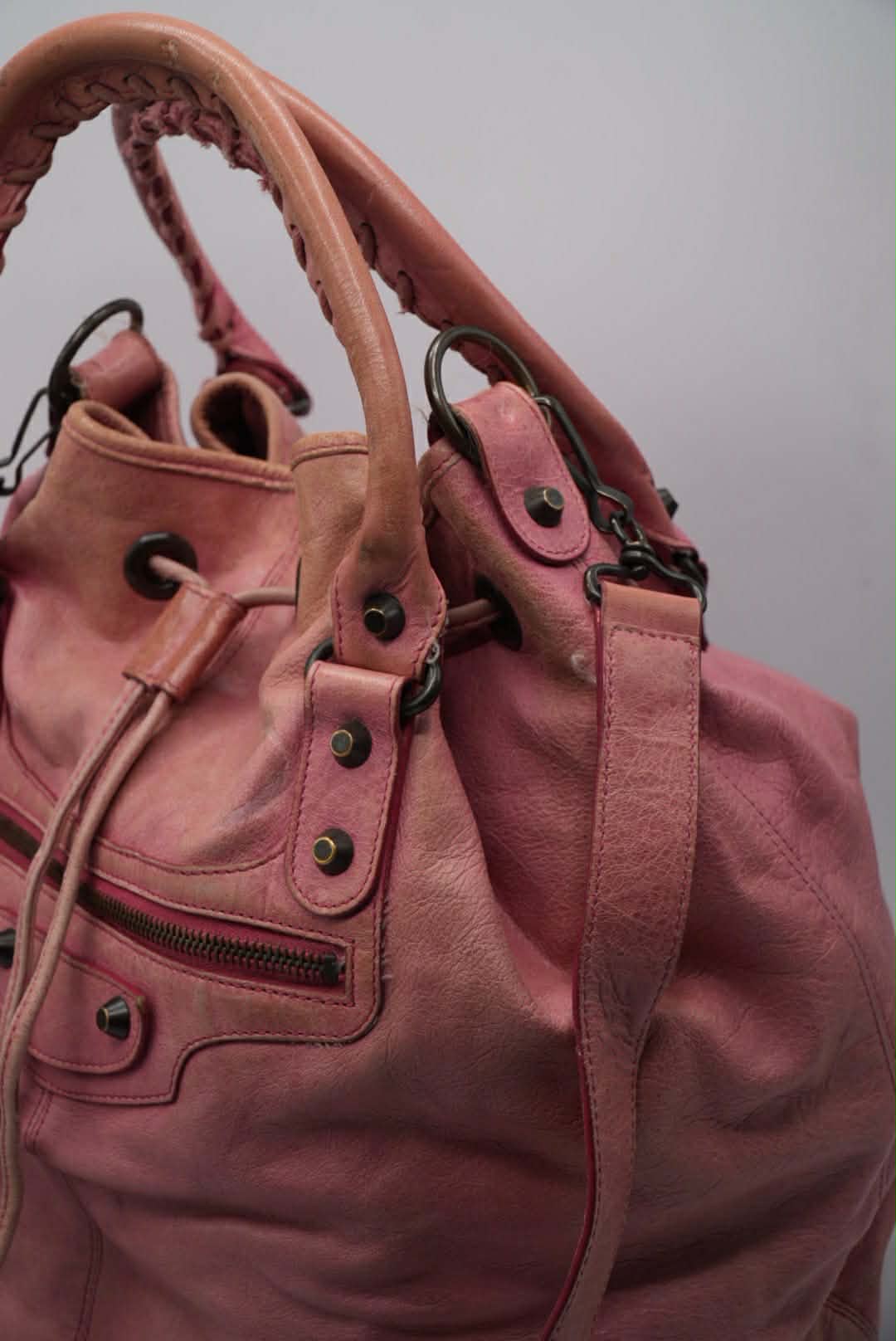 Balenciaga Pink Pompon Bag