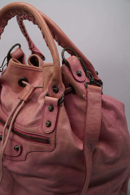 Balenciaga Pink Pompon Bag