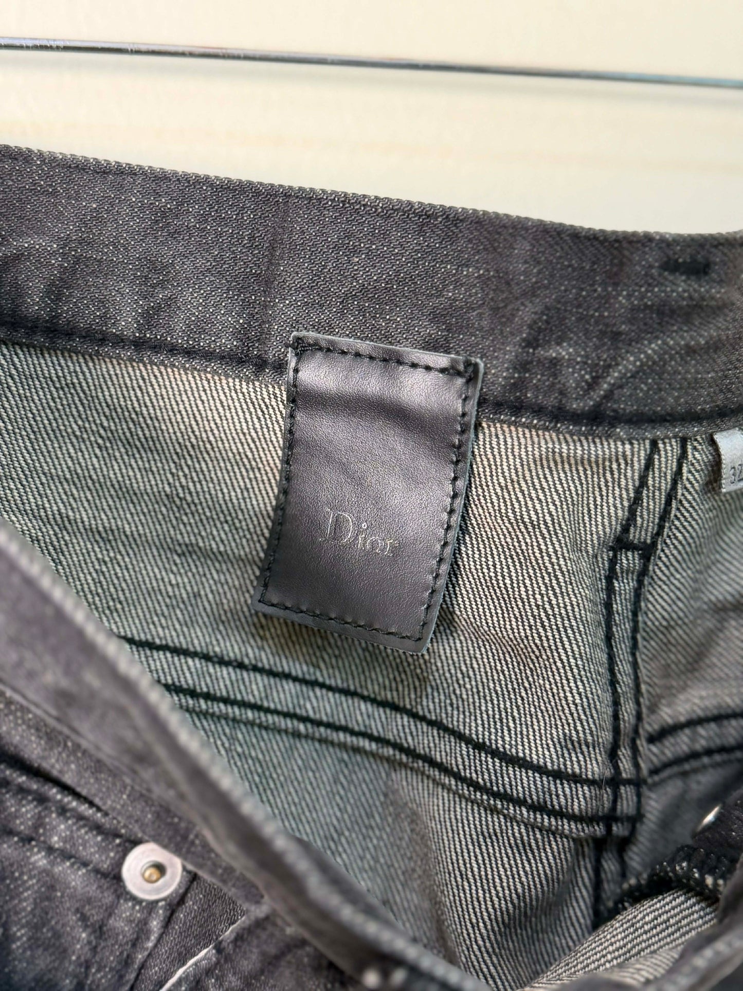 Unaltered Dior by Hedi Slimane Black SS03 Clawmark Pants