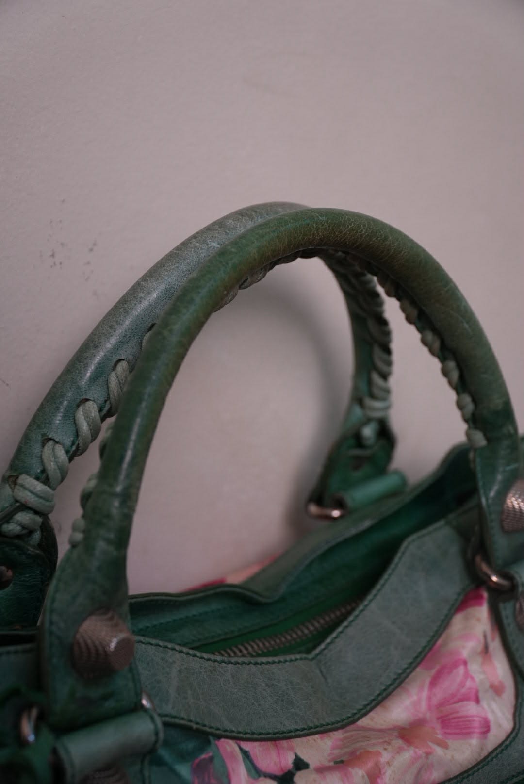 Balenciaga Motocross Giant 21 Floral City Bag