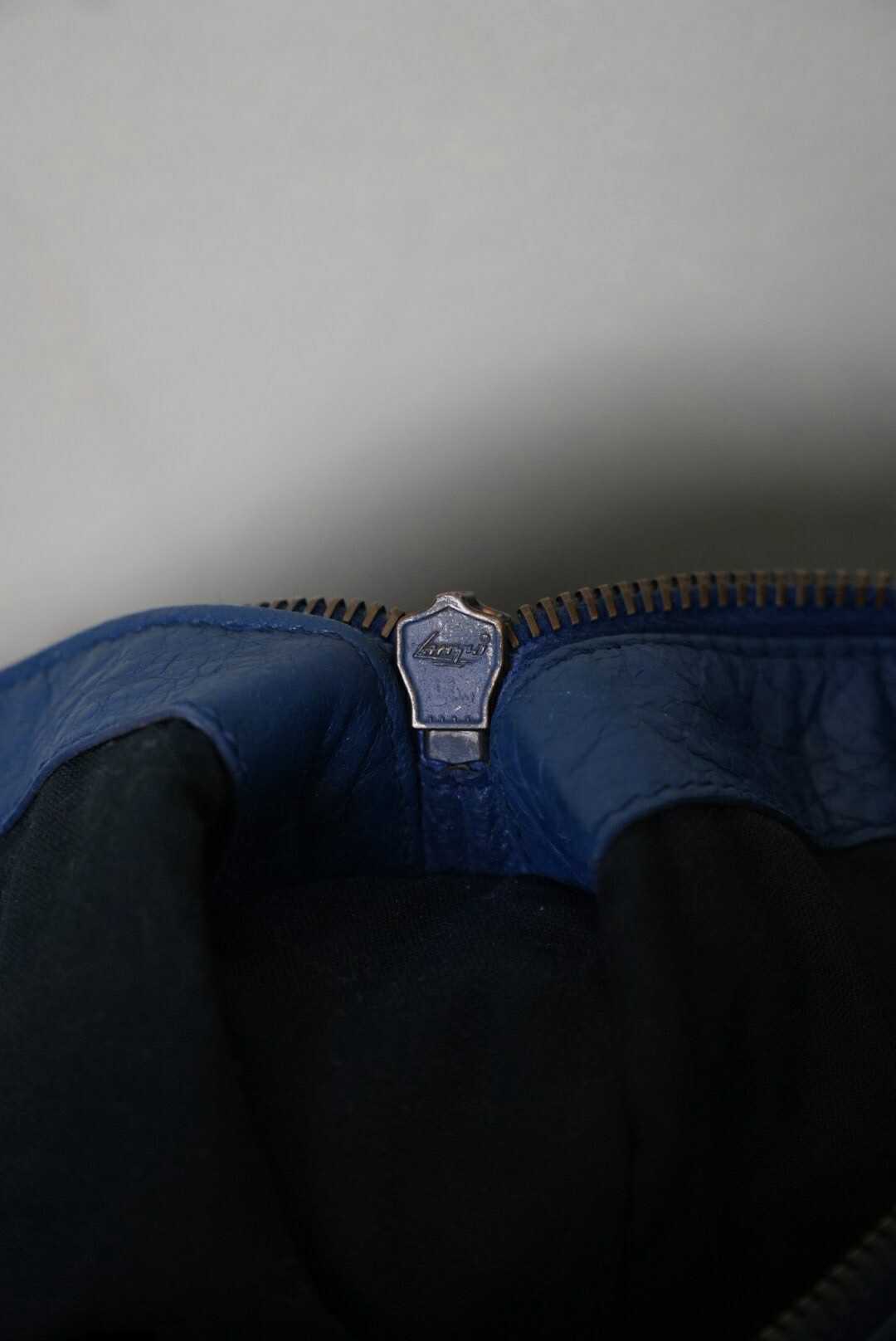 Balenciaga Ocean Lambskin Leather Motorcycle Work Bag