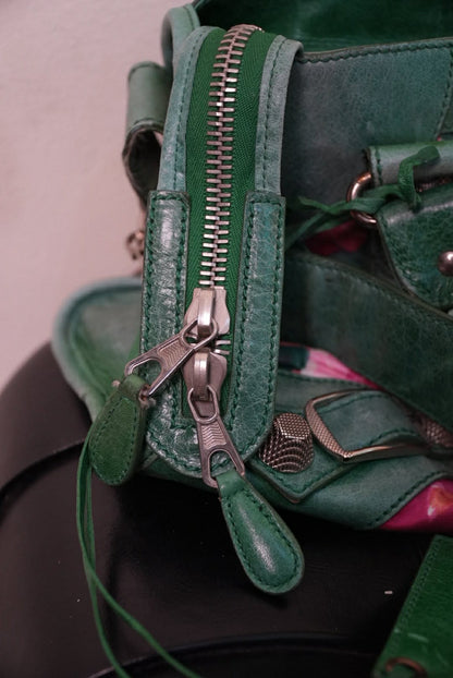 Balenciaga Motocross Giant 21 Floral City Bag