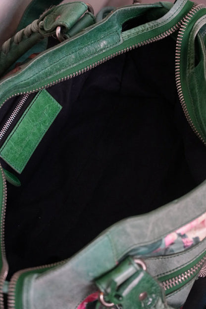 Balenciaga Motocross Giant 21 Floral City Bag