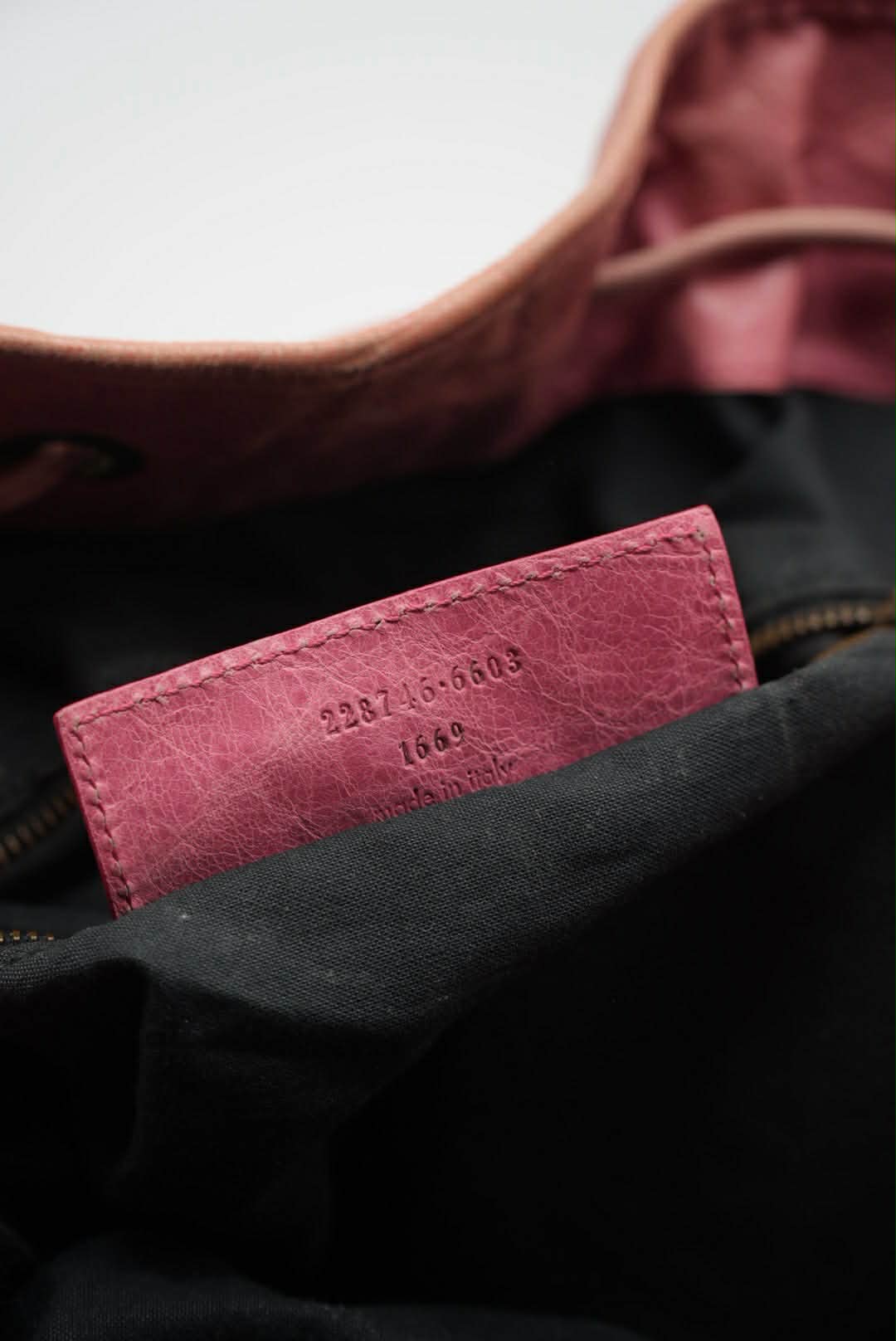 Balenciaga Pink Pompon Bag