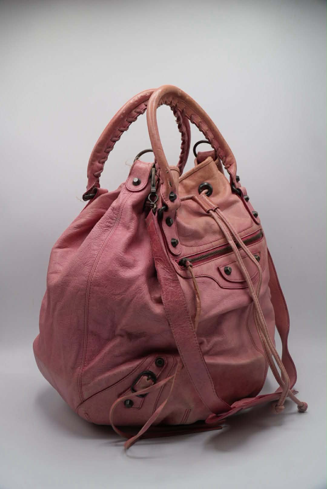 Balenciaga Pink Pompon Bag