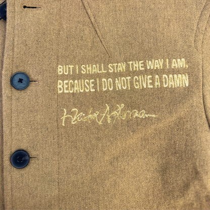Haider Ackermann Beige Embroidered Aviator Bomber Jacket