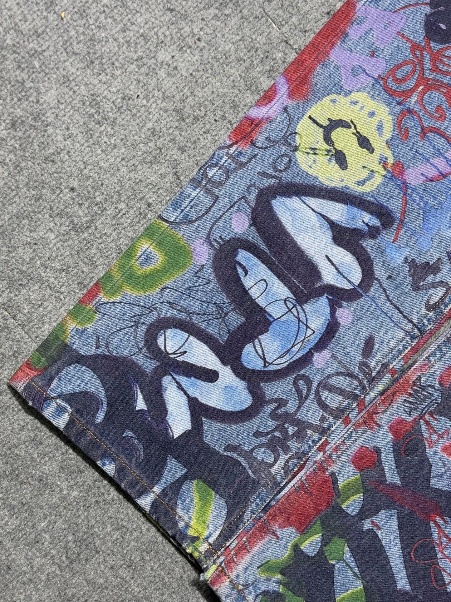 Vetements AW21 - Graffiti Art - Straight Cut Jeans