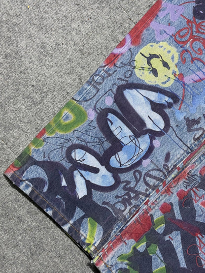 Vetements AW21 - Graffiti Art - Straight Cut Jeans