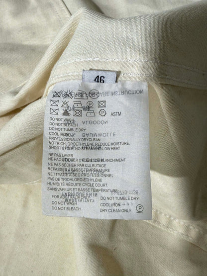Helmut Lang 2003SS Leather Sleeve Denim Jacket