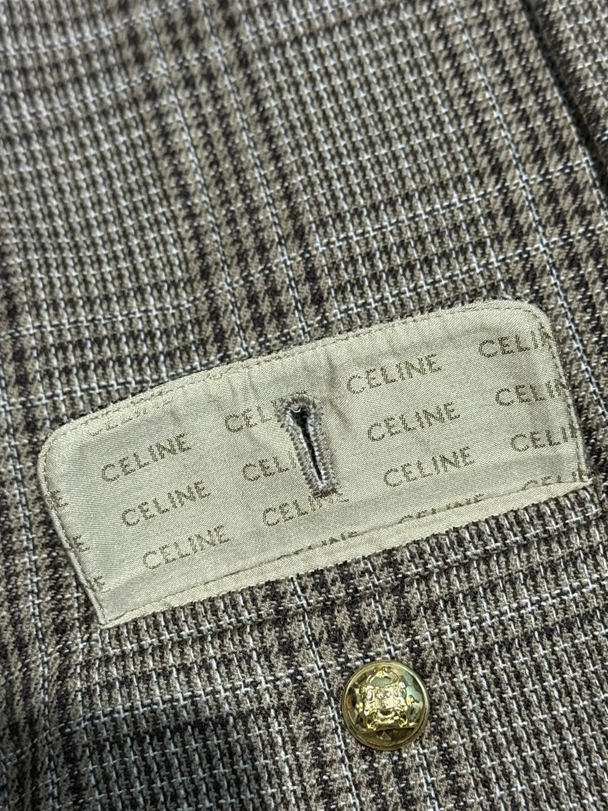 Celine Wales Wool Chelsea Jacket