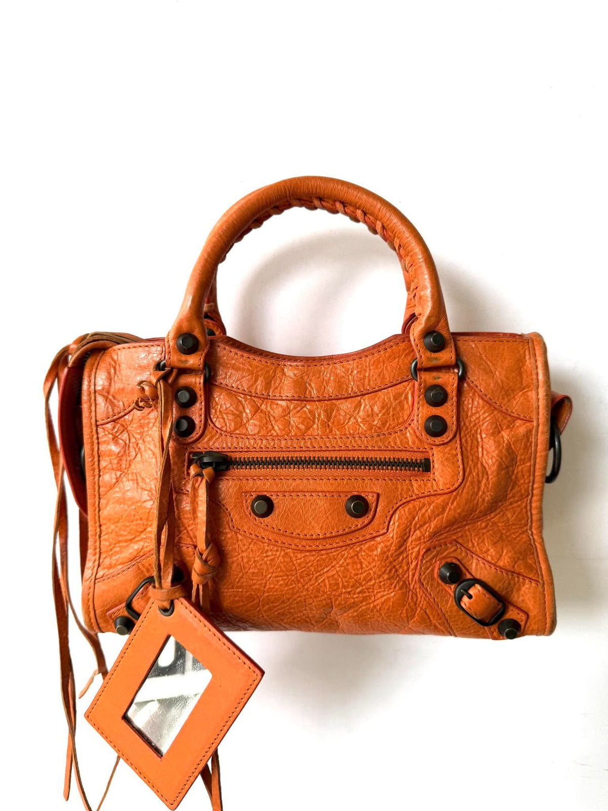 2000’s Balenciaga Tangerine Mini City Bag